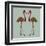 Flamingos Seafoam-Sharon Turner-Framed Art Print