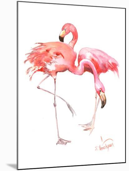 Flamingos-Suren Nersisyan-Mounted Art Print