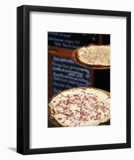 Flammekuche also known as Tarte Flambe, Strasbourg, Alsace, France-Yadid Levy-Framed Photographic Print