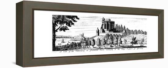 Flamsteed House in Greenwich Park, London, Late 17th Century-null-Framed Premier Image Canvas