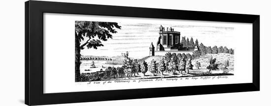 Flamsteed House in Greenwich Park, London, Late 17th Century-null-Framed Giclee Print