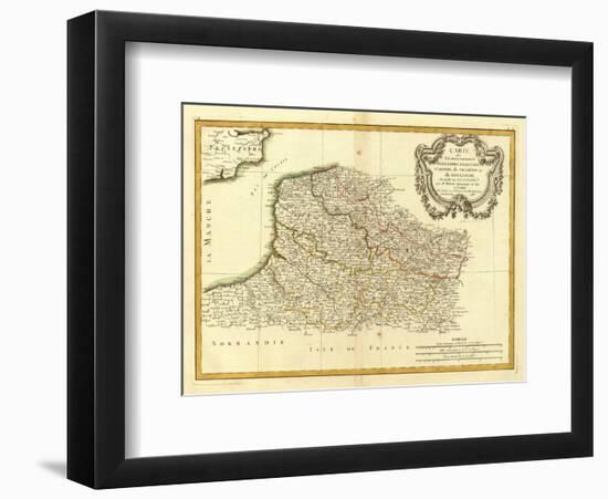 Flandre francoise, Artois, Picardie, Boulenois, c.1785-Rigobert Bonne-Framed Art Print