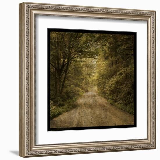 Flannery Fork Road No. 1-John Golden-Framed Art Print