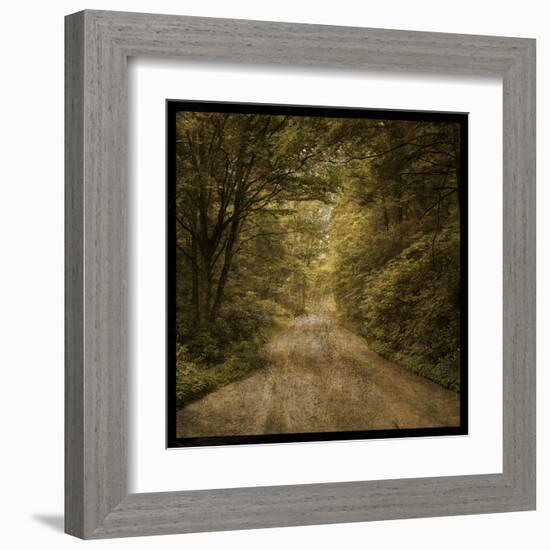 Flannery Fork Road No. 1-John Golden-Framed Art Print