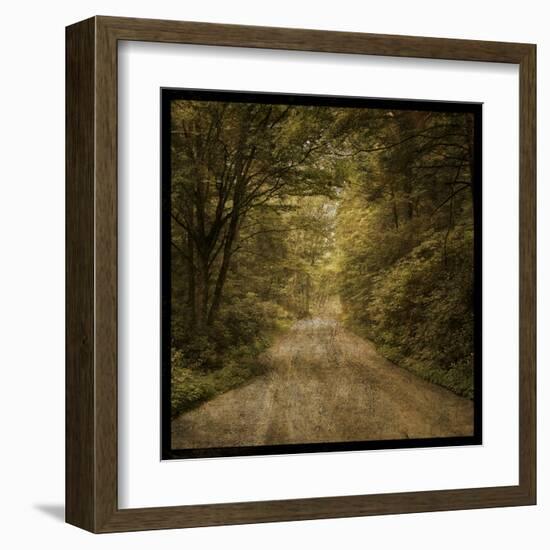 Flannery Fork Road No. 1-John Golden-Framed Art Print