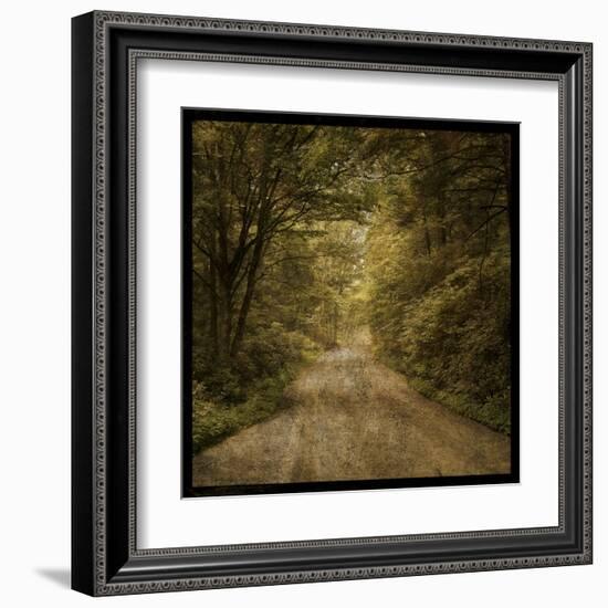 Flannery Fork Road No. 1-John Golden-Framed Art Print