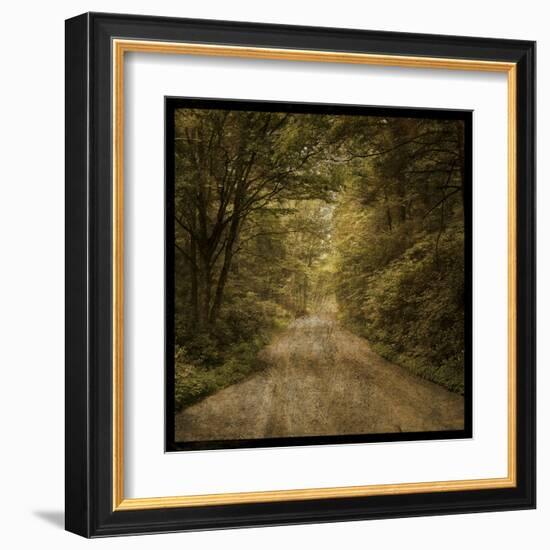 Flannery Fork Road No. 1-John Golden-Framed Art Print