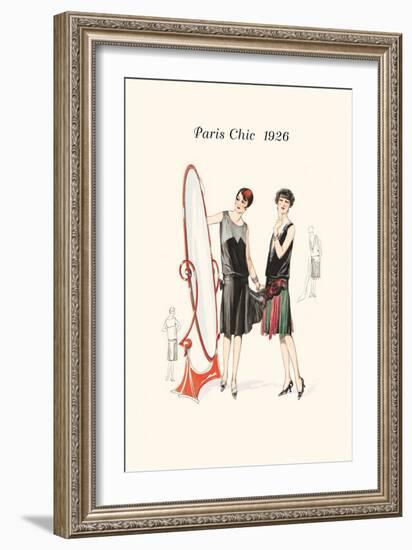 Flapper Fancy-null-Framed Art Print