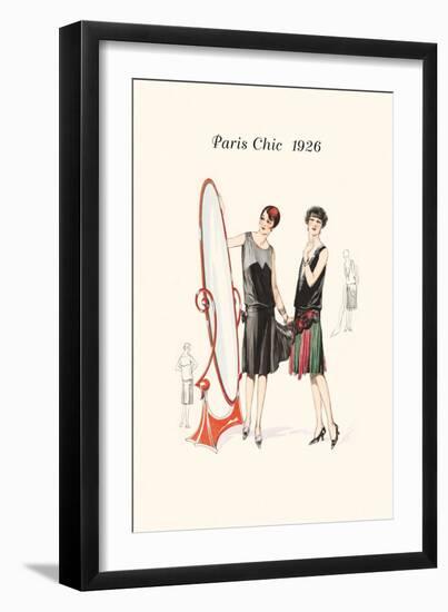 Flapper Fancy-null-Framed Art Print