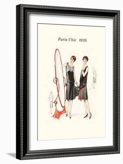 Flapper Fancy-null-Framed Art Print