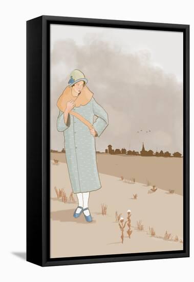 Flapper Fashion, 2022 (Digital)-Roberta Murray-Framed Premier Image Canvas