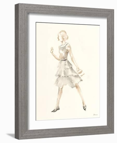 Flapper Fashion - Evelyn-Deborah Pearce-Framed Art Print