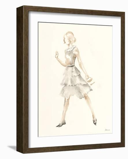 Flapper Fashion - Evelyn-Deborah Pearce-Framed Art Print