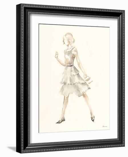 Flapper Fashion - Evelyn-Deborah Pearce-Framed Art Print