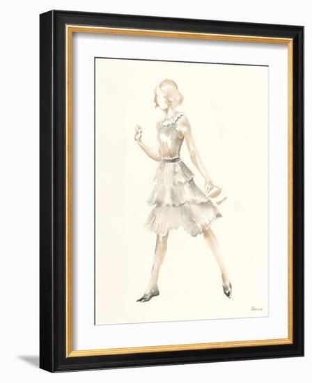 Flapper Fashion - Evelyn-Deborah Pearce-Framed Art Print