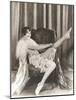 Flapper Rolling Up Stockings-null-Mounted Photo