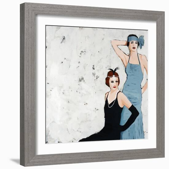 Flappers-Clayton Rabo-Framed Giclee Print