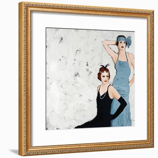 Flappers-Clayton Rabo-Framed Giclee Print