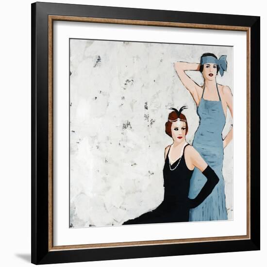 Flappers-Clayton Rabo-Framed Giclee Print