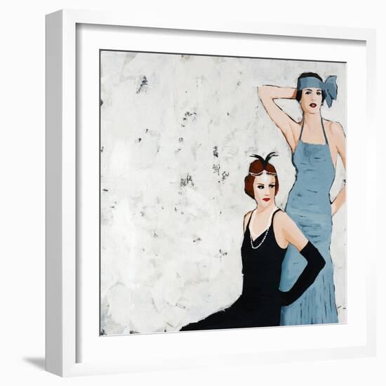Flappers-Clayton Rabo-Framed Giclee Print
