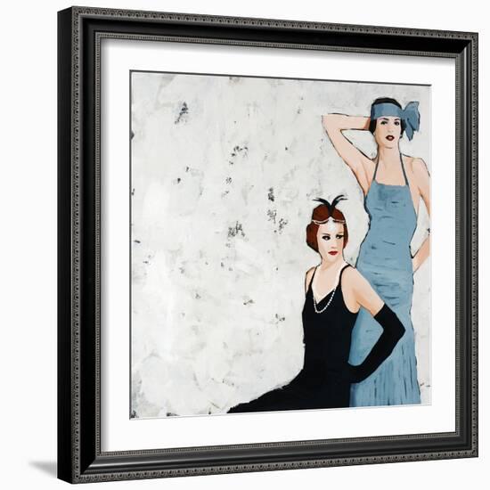 Flappers-Clayton Rabo-Framed Giclee Print
