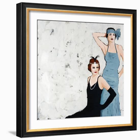 Flappers-Clayton Rabo-Framed Giclee Print