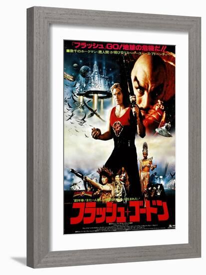 Flash Gordon, Japanese Poster, 1980-null-Framed Art Print