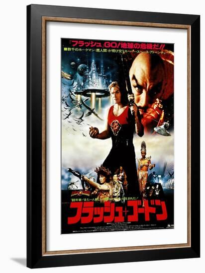 Flash Gordon, Japanese Poster, 1980-null-Framed Art Print