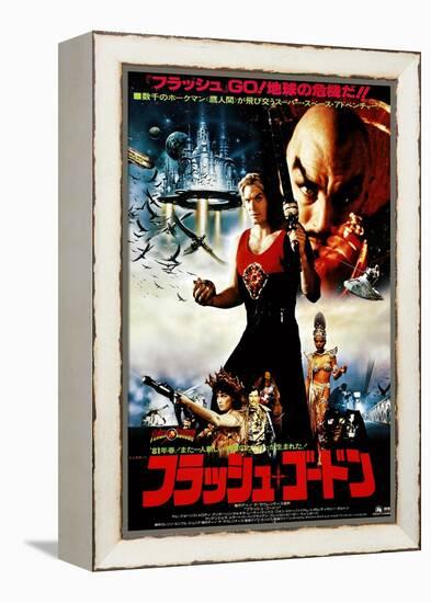 Flash Gordon, Japanese Poster, 1980-null-Framed Stretched Canvas