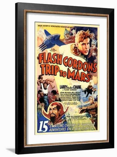 Flash Gordon's Trip to Mars-null-Framed Art Print