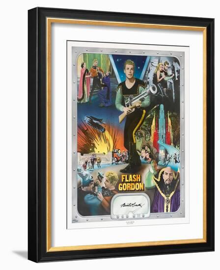 Flash Gordon: Space Soldiers, 1936, "Flash Gordon" Directed by Ray Taylor, Frederick Stephani-null-Framed Giclee Print