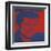 Flash-November 22, 1963, 1968 (red & blue)-Andy Warhol-Framed Art Print