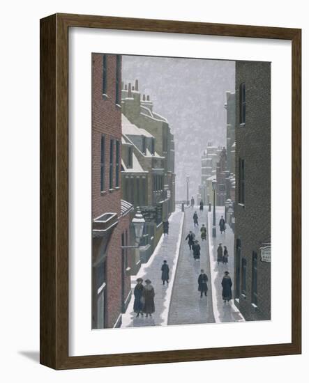 Flask Walk, Hampstead, 1922 (Oil on Canvas)-Charles Ginner-Framed Giclee Print