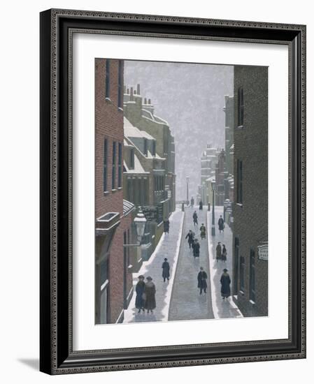 Flask Walk, Hampstead, 1922 (Oil on Canvas)-Charles Ginner-Framed Giclee Print