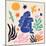 Flat Design Matisse Style Best Vector Illustration-Nadezhda Ivanova-Mounted Photographic Print