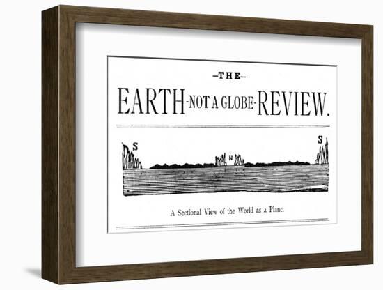 Flat Earth Magazine-null-Framed Photographic Print