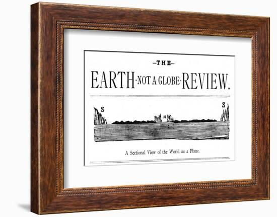 Flat Earth Magazine-null-Framed Photographic Print