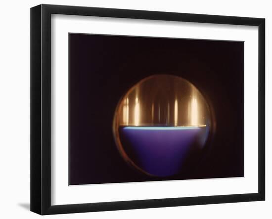 Flat Flame Produces By a Special Process Which Creates a Torch with a Perfectly Flat Top-Andreas Feininger-Framed Photographic Print