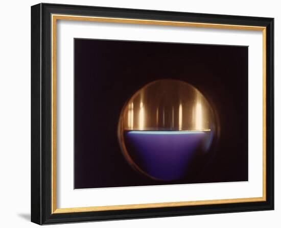 Flat Flame Produces By a Special Process Which Creates a Torch with a Perfectly Flat Top-Andreas Feininger-Framed Photographic Print