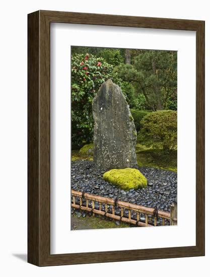Flat Garden, Portland Japanese Garden, Portland, Oregon-Michel Hersen-Framed Photographic Print