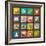 Flat Icons Set for Web and Mobile Applications-ekler-Framed Art Print