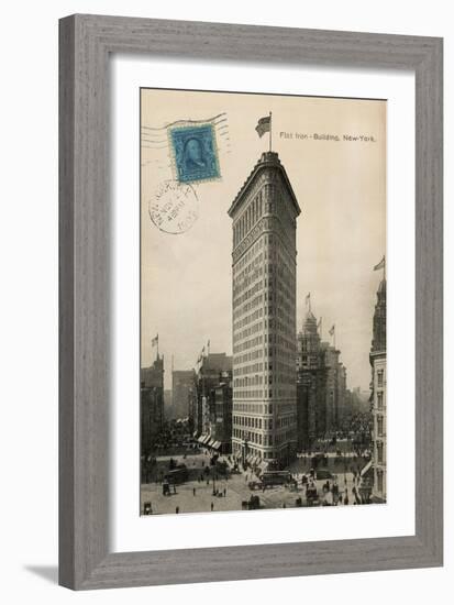 Flat Iron 1909-Hugo Wild-Framed Art Print