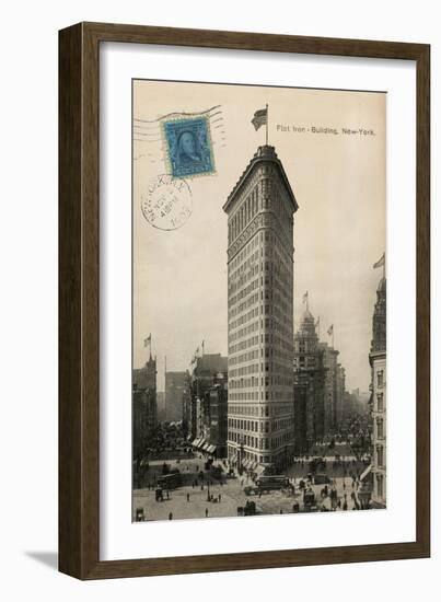 Flat Iron 1909-Hugo Wild-Framed Art Print