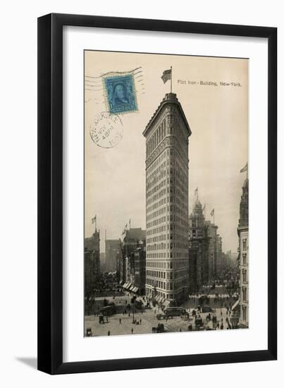 Flat Iron 1909-Hugo Wild-Framed Art Print