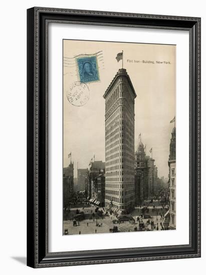 Flat Iron 1909-Hugo Wild-Framed Art Print