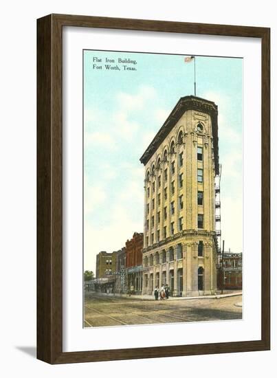 Flat Iron Building, Fort Worth, Texas-null-Framed Art Print