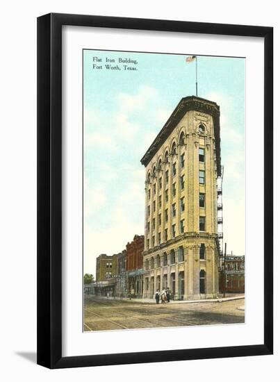 Flat Iron Building, Fort Worth, Texas-null-Framed Art Print