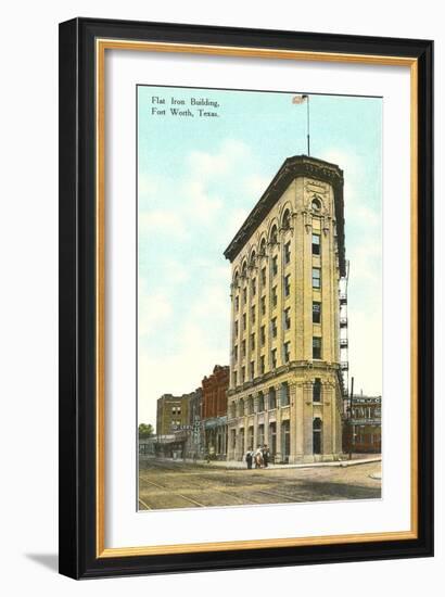 Flat Iron Building, Fort Worth, Texas-null-Framed Art Print