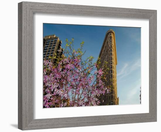 Flat Iron Building in the Spring, Manhattan, New York City-Sabine Jacobs-Framed Photographic Print