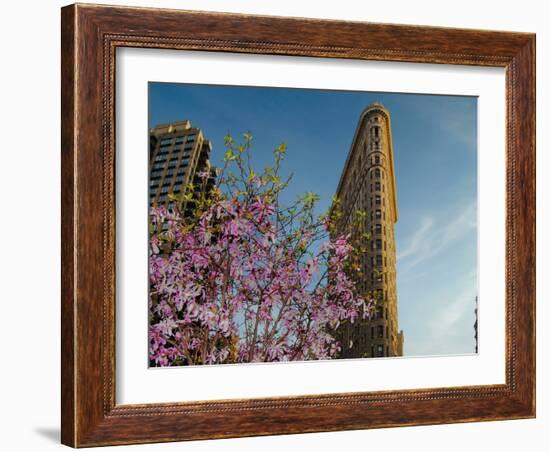 Flat Iron Building in the Spring, Manhattan, New York City-Sabine Jacobs-Framed Photographic Print